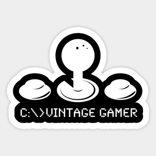 Vintage Gamer Sticker